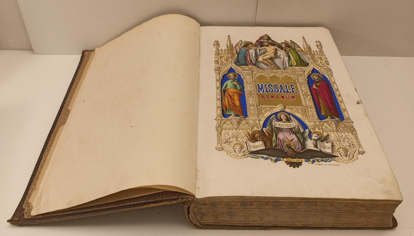 LD- MISSALE ROMANUM EX DECRETO SACROSANTI CONCILII TRIDENTINI - 1862 - C- ZFS319