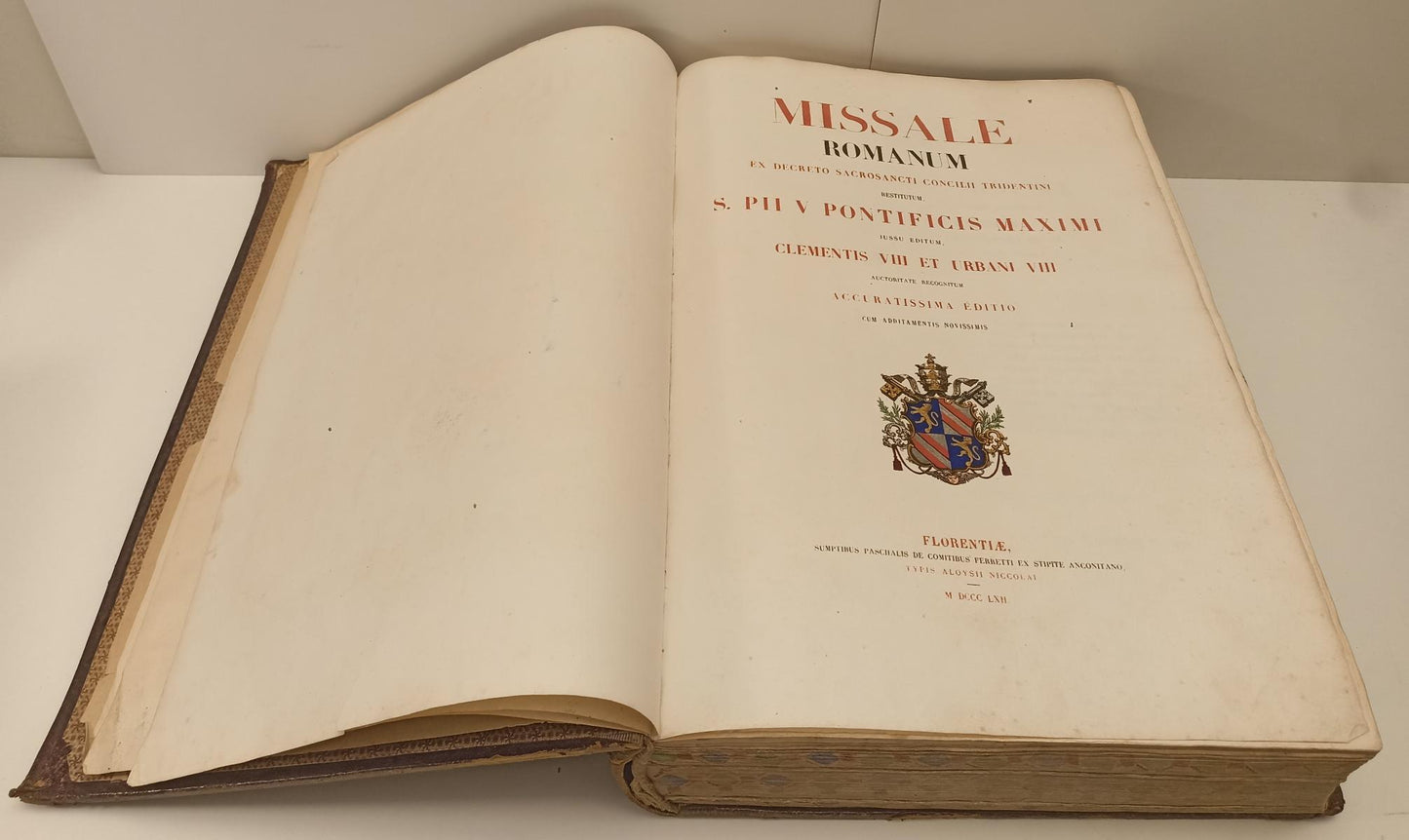 LD- MISSALE ROMANUM EX DECRETO SACROSANTI CONCILII TRIDENTINI - 1862 - C- ZFS319
