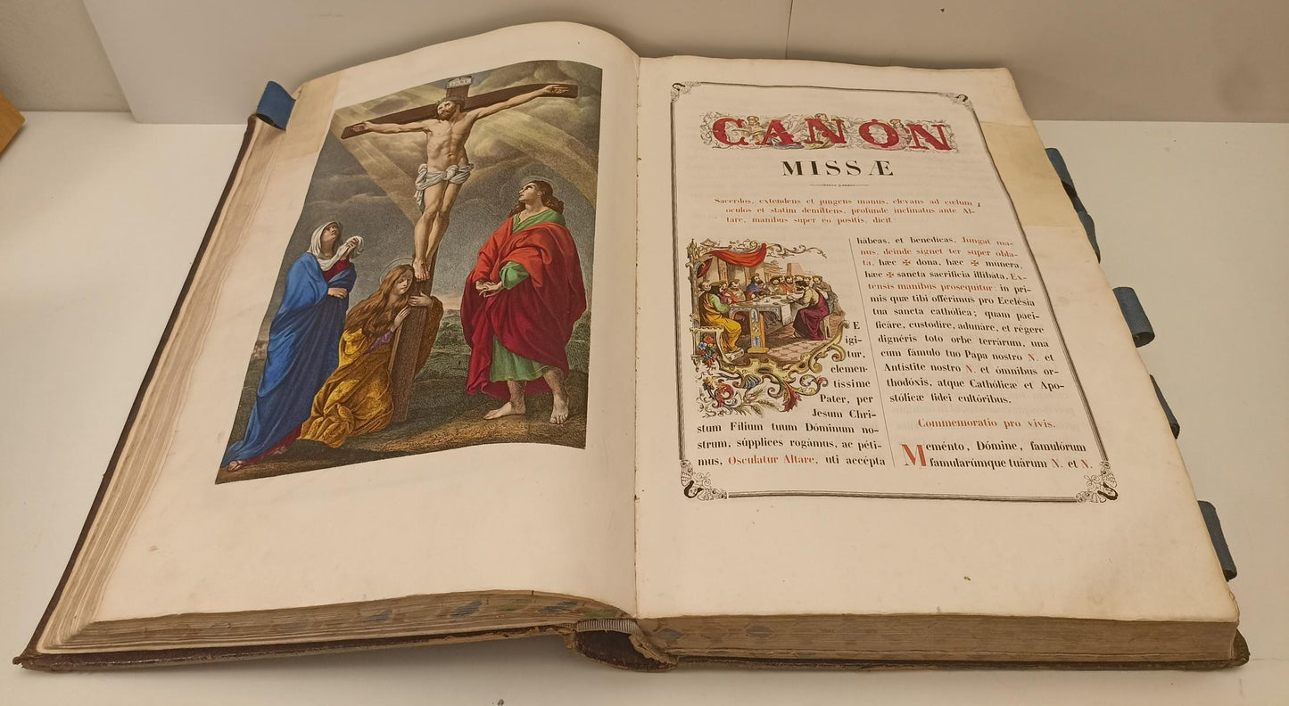 LD- MISSALE ROMANUM EX DECRETO SACROSANTI CONCILII TRIDENTINI - 1862 - C- ZFS319