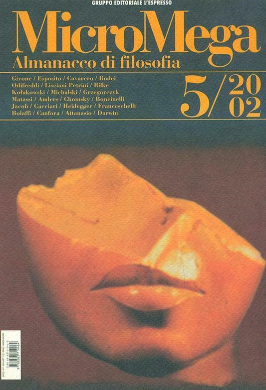 LS- MICROMEGA 5/2002 ALMANACCO DI FILOSOFIA -- L'ESPRESSO --- 2002 - B - ZFS287