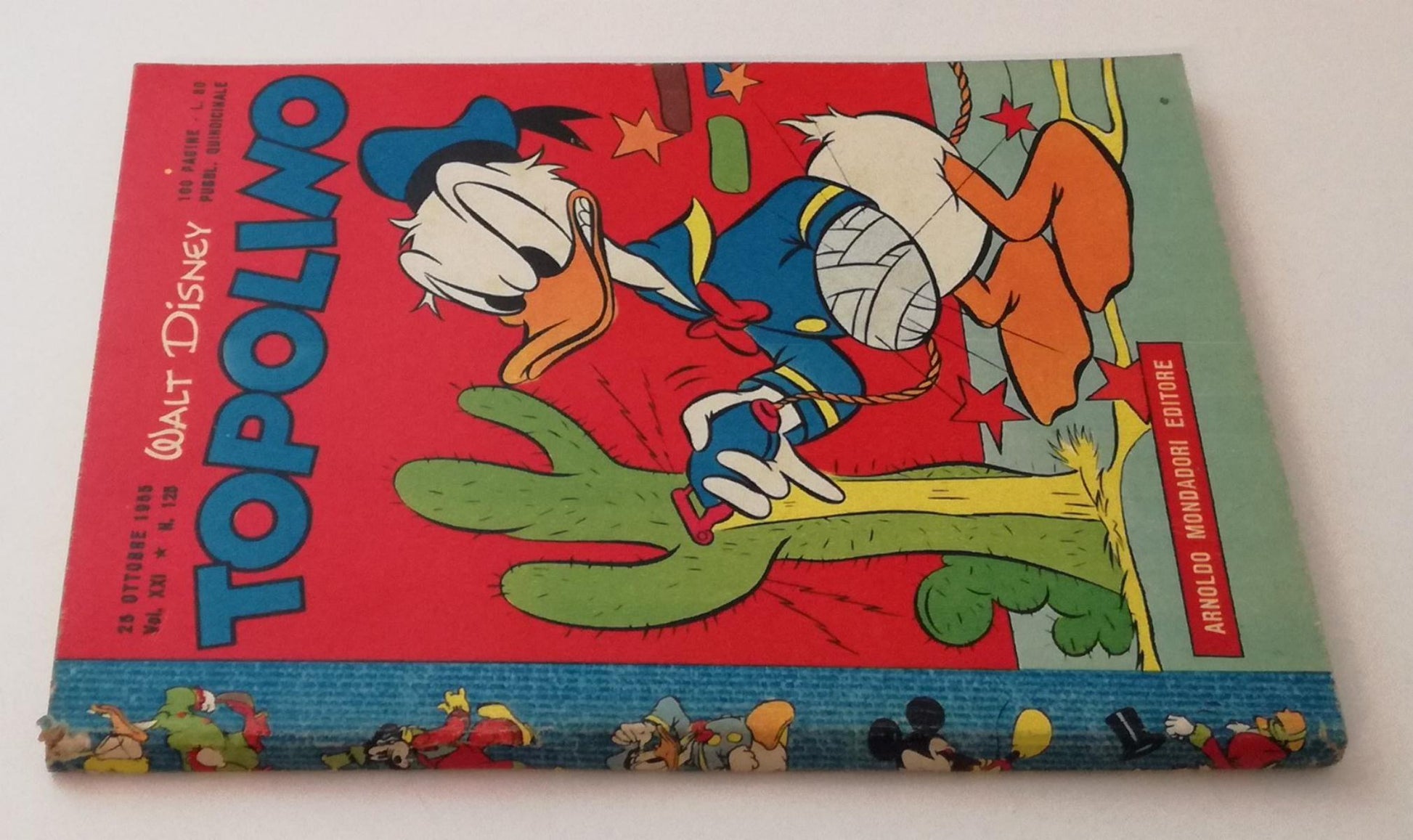 FD- TOPOLINO N.125 LIBRETTO BOLLINO -- DISNEY MONDADORI - 1955 - B - GBX