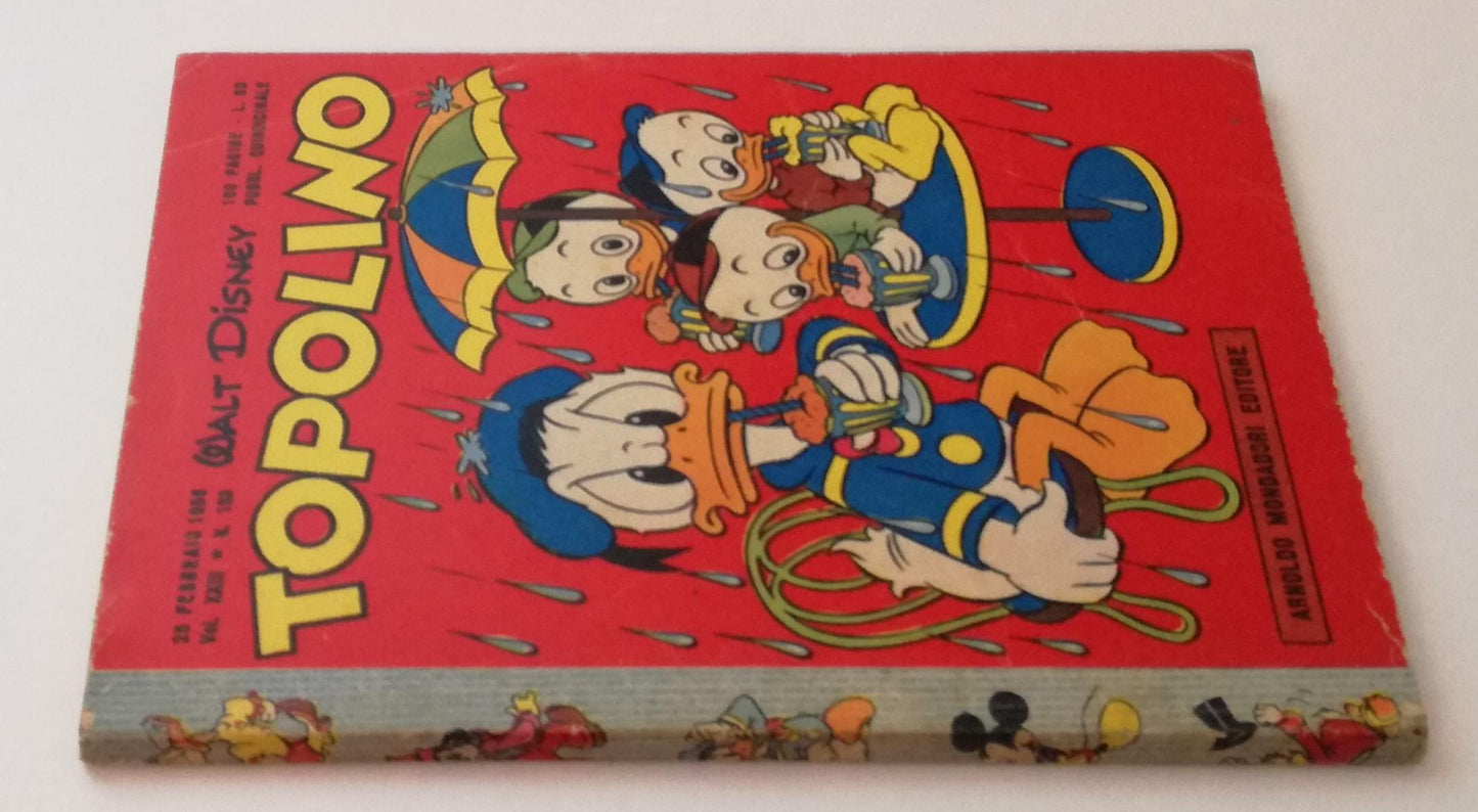 FD- TOPOLINO N.133 LIBRETTO NO BOLLINO -- DISNEY MONDADORI - 1956 - B - GBX