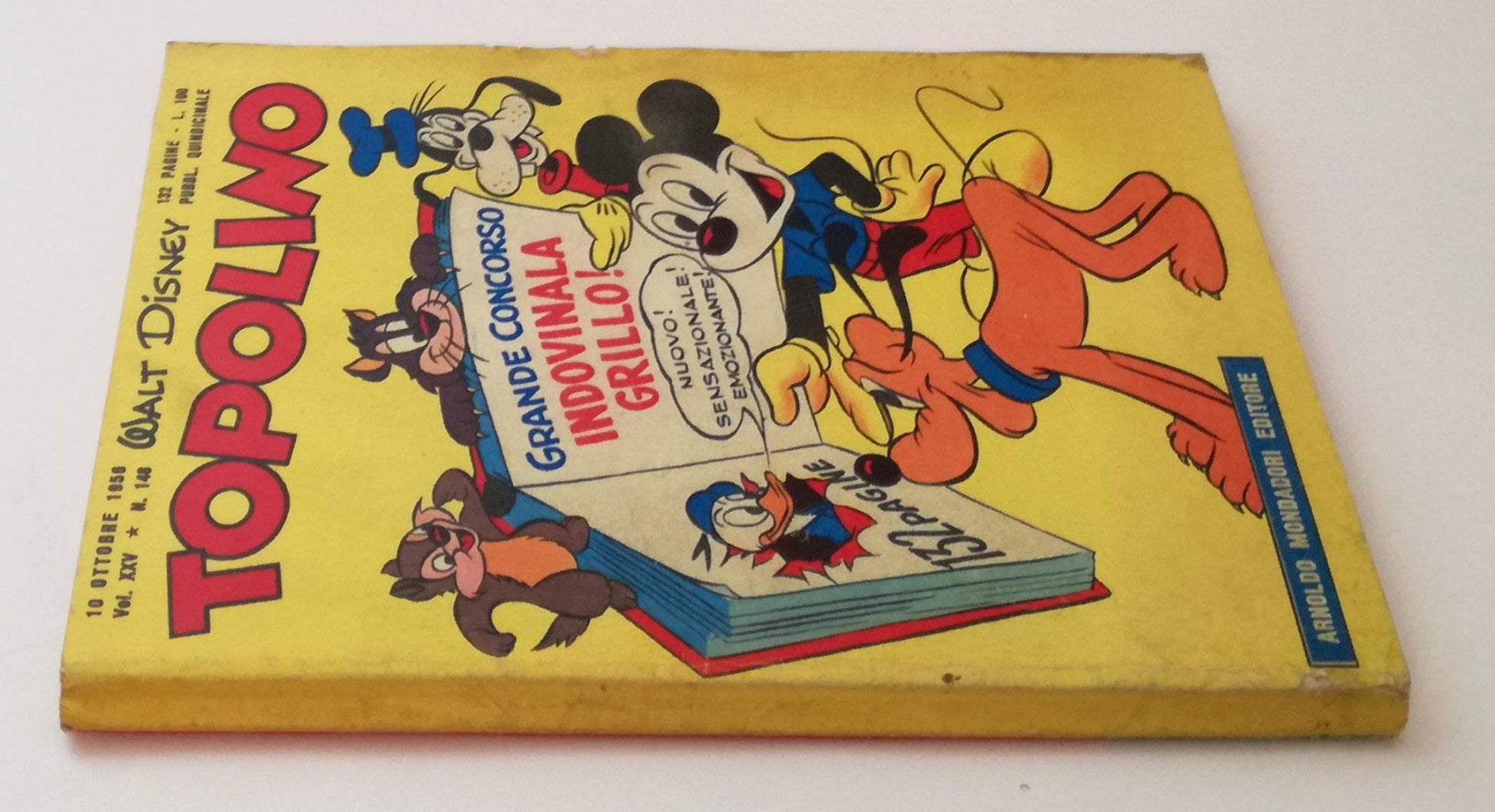 FD- TOPOLINO N.148 LIBRETTO BOLLINO -- DISNEY MONDADORI - 1956 - B - GBX