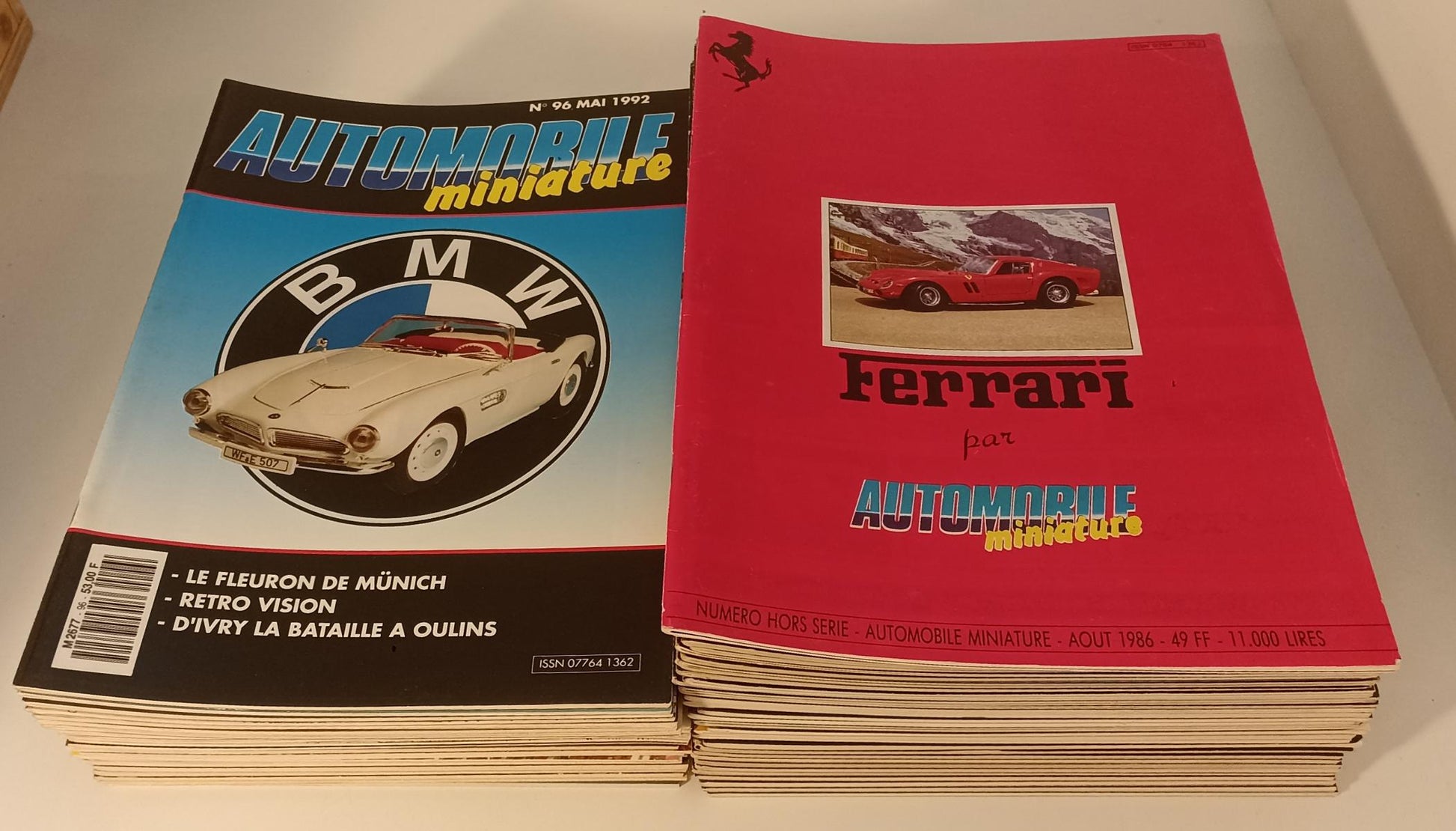 LR- MAGAZINE AUTOMOBILE MINIATURE 29/135 +SPECIALE FERRARI----- 1986 - S - BLCP2