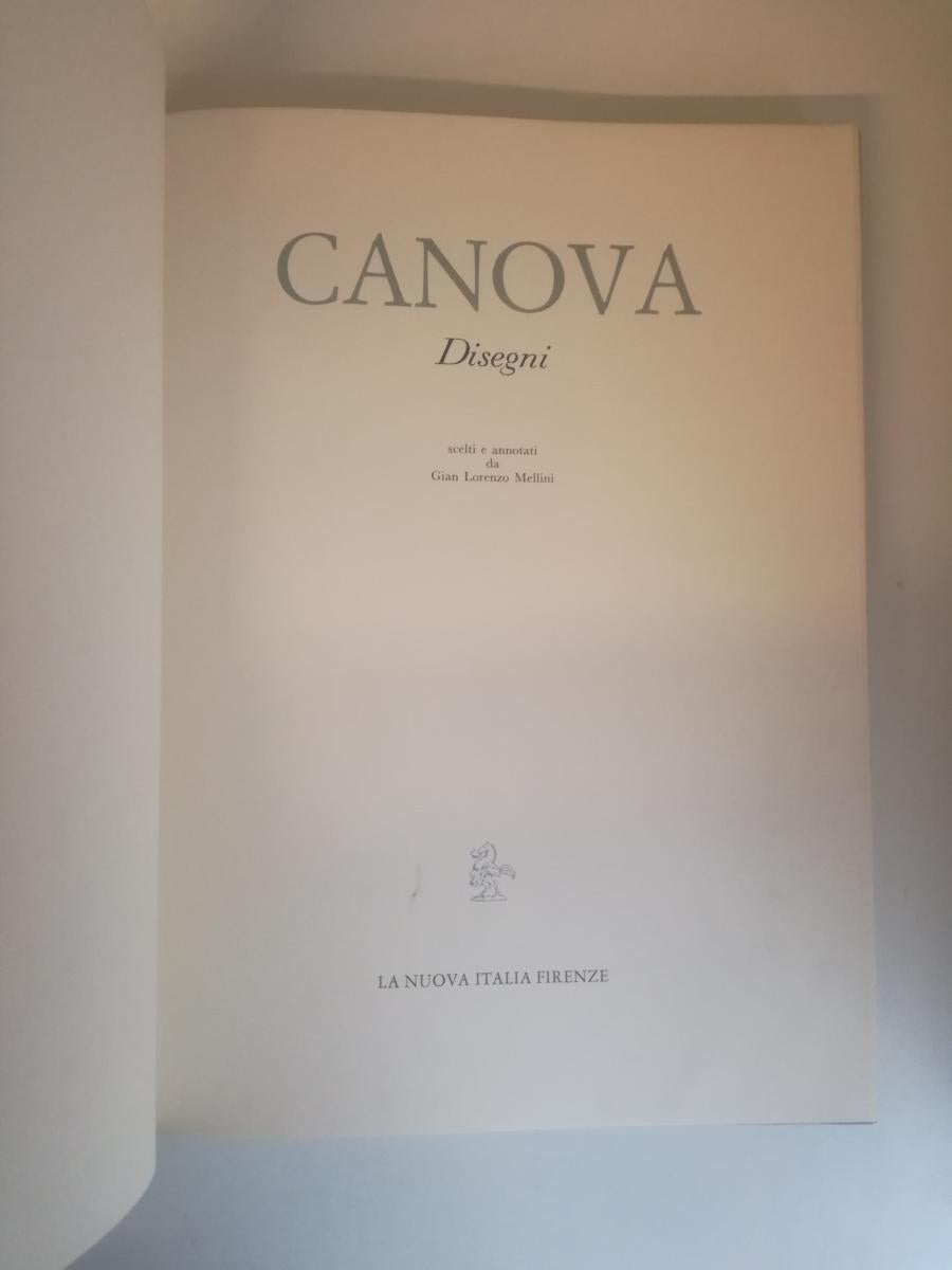 LT- DISEGNI - ANTONIO CANOVA  - NUOVA ITALIA --- 1984 - C- ZFS319