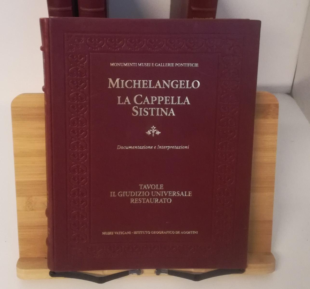 LT- MICHELANGELO LA CAPPELLA SISTINA -- MUSEI VATICANI DE AGOSTINI---2002 - C - ZDS