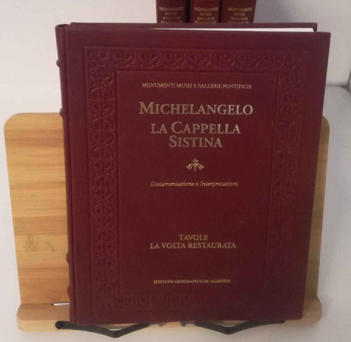 LT- MICHELANGELO LA CAPPELLA SISTINA -- MUSEI VATICANI DE AGOSTINI---2002 - C - ZDS