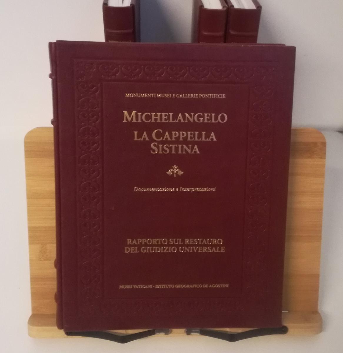 LT- MICHELANGELO LA CAPPELLA SISTINA -- MUSEI VATICANI DE AGOSTINI---2002 - C - ZDS