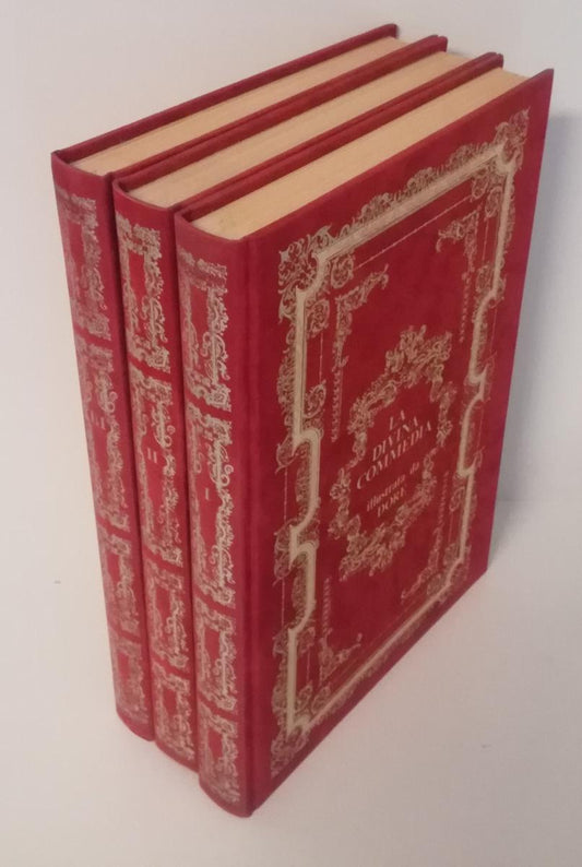 LN- LA DIVINA COMMEDIA 3 VOLUMI DORE' - DANTE - ITALICA ---1986 - C - YDS999