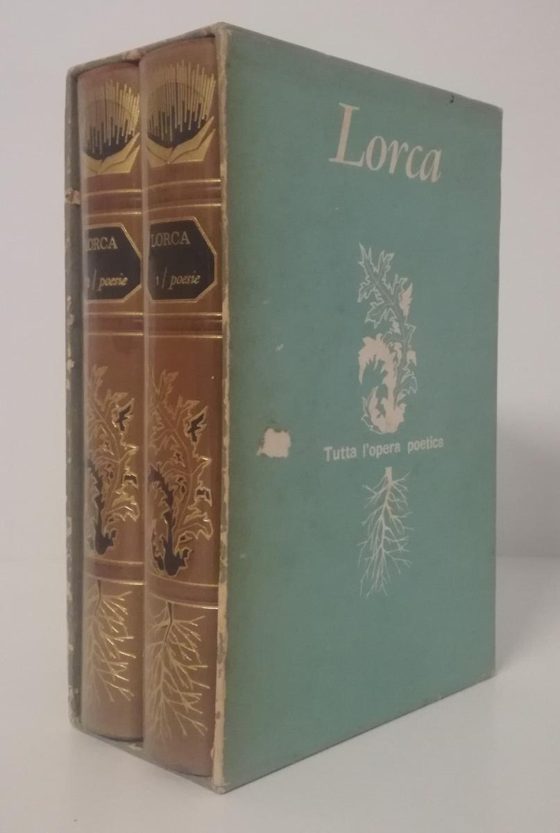 LN- TUTTA L'OPERA POETICA 2 VOLUMI - LORCA - GUANDA - FENICE -- 1964- CS- XFS