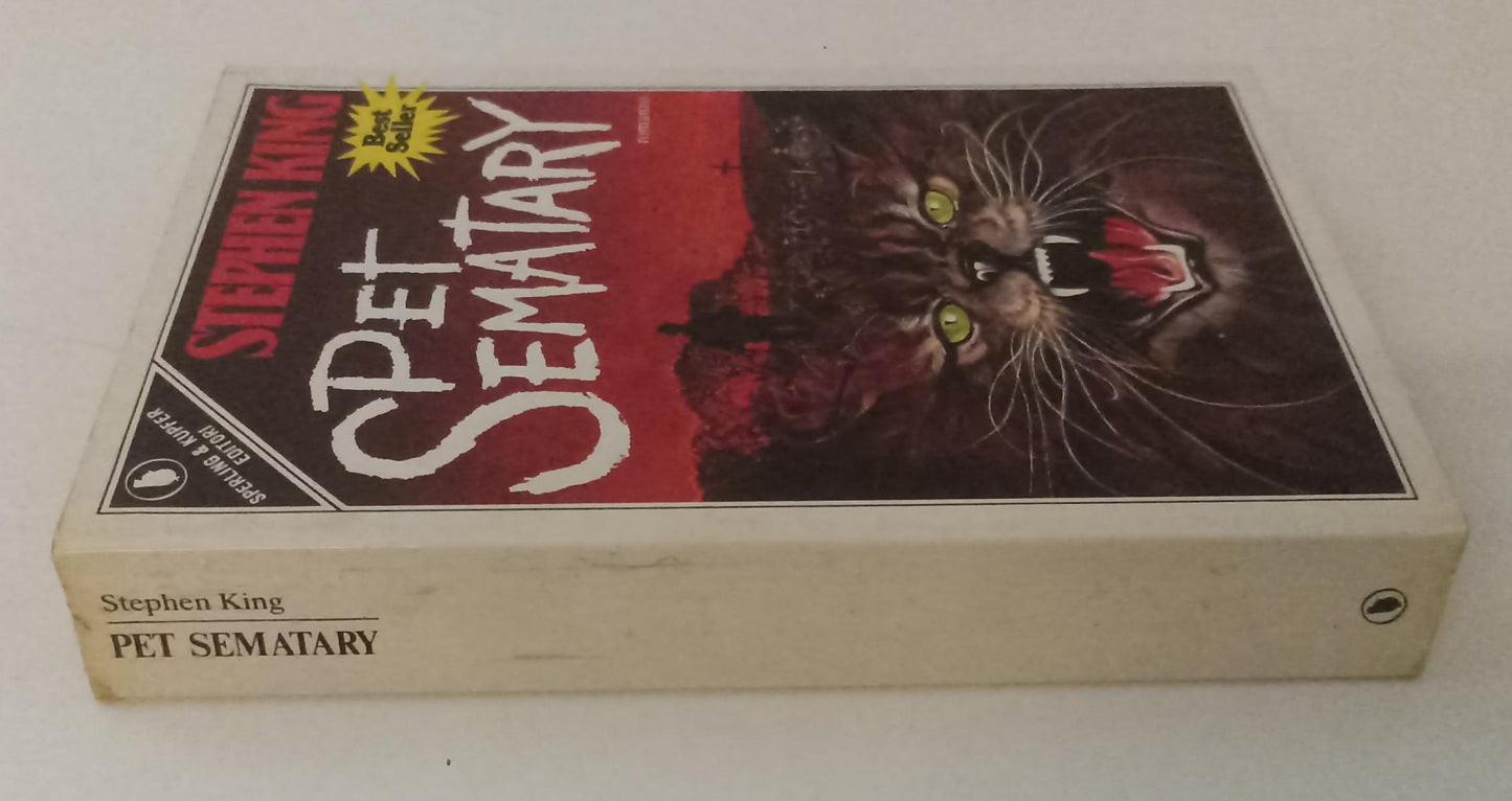 LG- PET SEMATARY 1° EDIZIONE - STEPHEN KING - SPERLING --- 1985 - B - XDS127