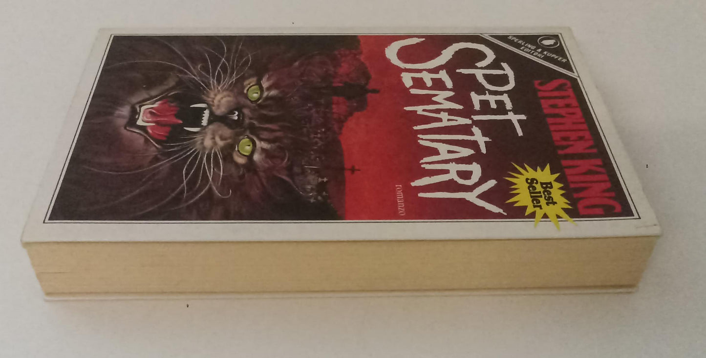 LG- PET SEMATARY 1° EDIZIONE - STEPHEN KING - SPERLING --- 1985 - B - XDS127
