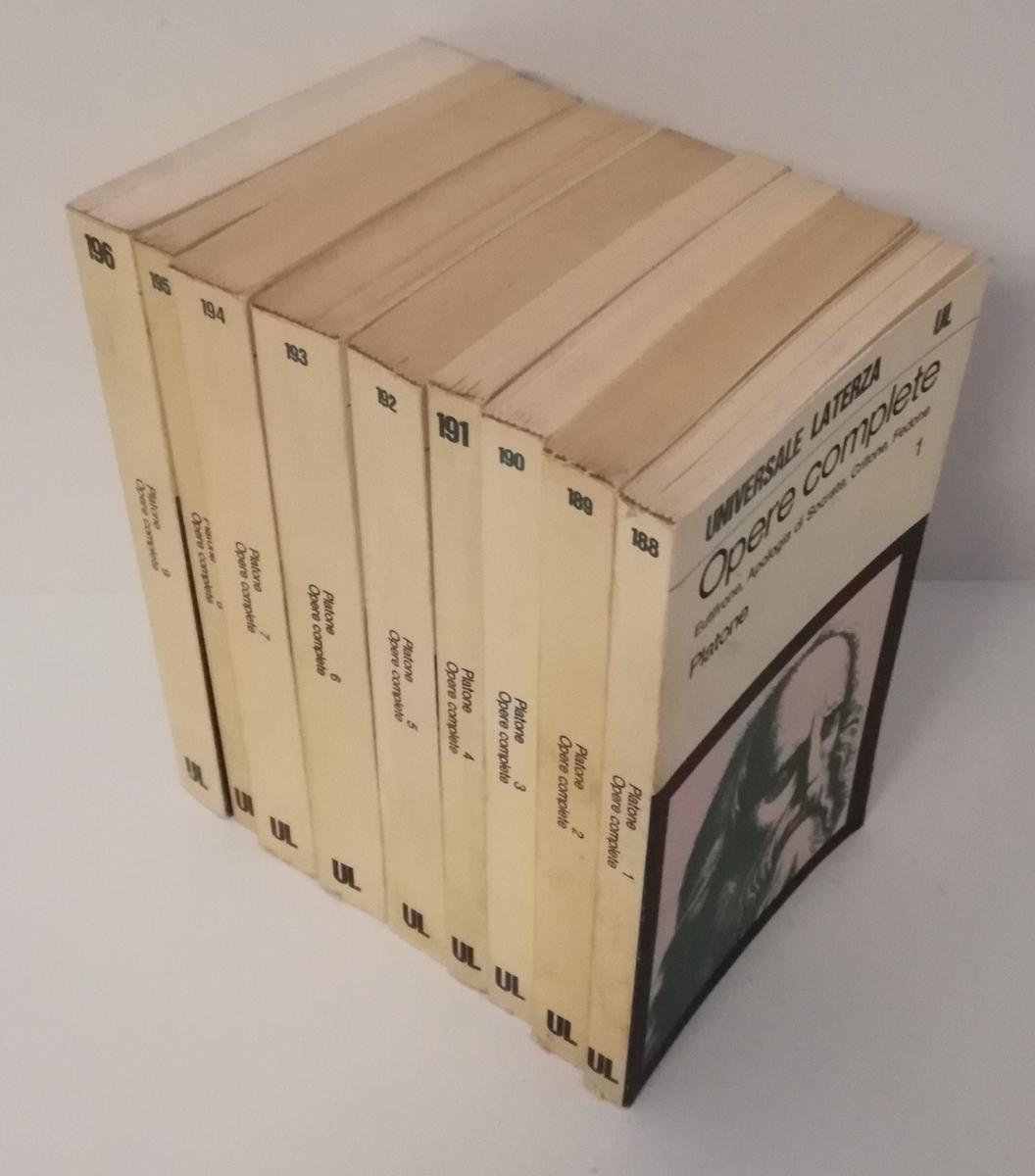 LS- OPERE COMPLETE 9 VOLUMI- PLATONE - LATERZA - UNIVERSALE -- 1971 - B - XFS999
