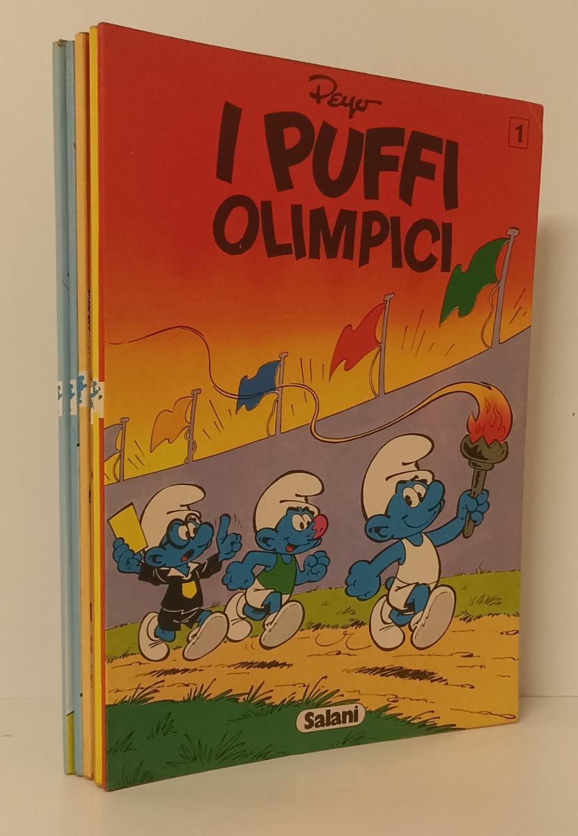 FZ- STORIE DI PUFFI LOTTO 6 VOLUMI - PEYO - SALANI - 1980 - S - VMX