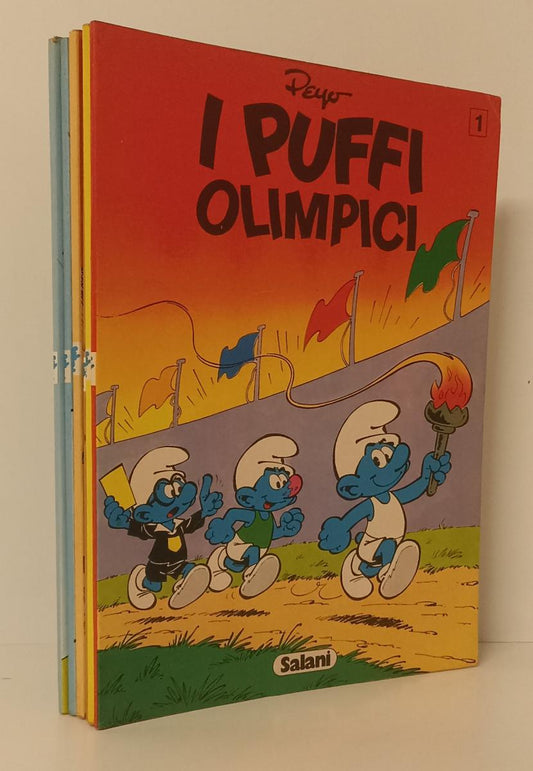 FZ- STORIE DI PUFFI LOTTO 6 VOLUMI - PEYO - SALANI - 1980 - S - VMX