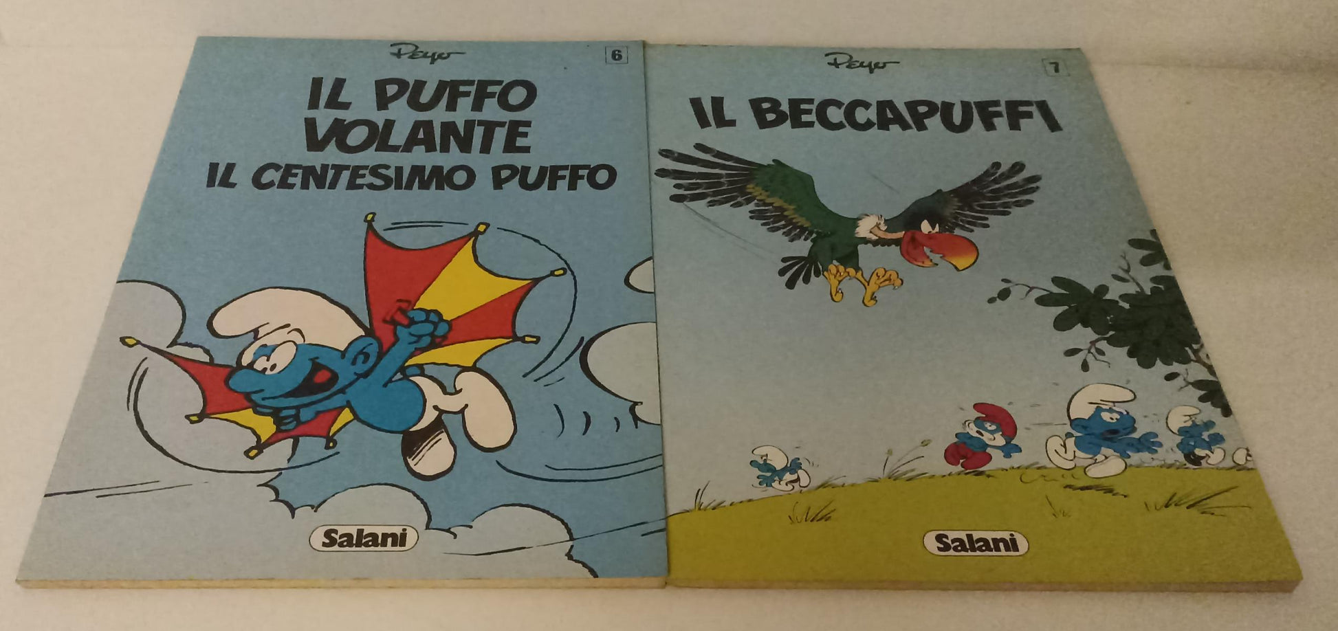 FZ- STORIE DI PUFFI LOTTO 6 VOLUMI - PEYO - SALANI - 1980 - S - VMX