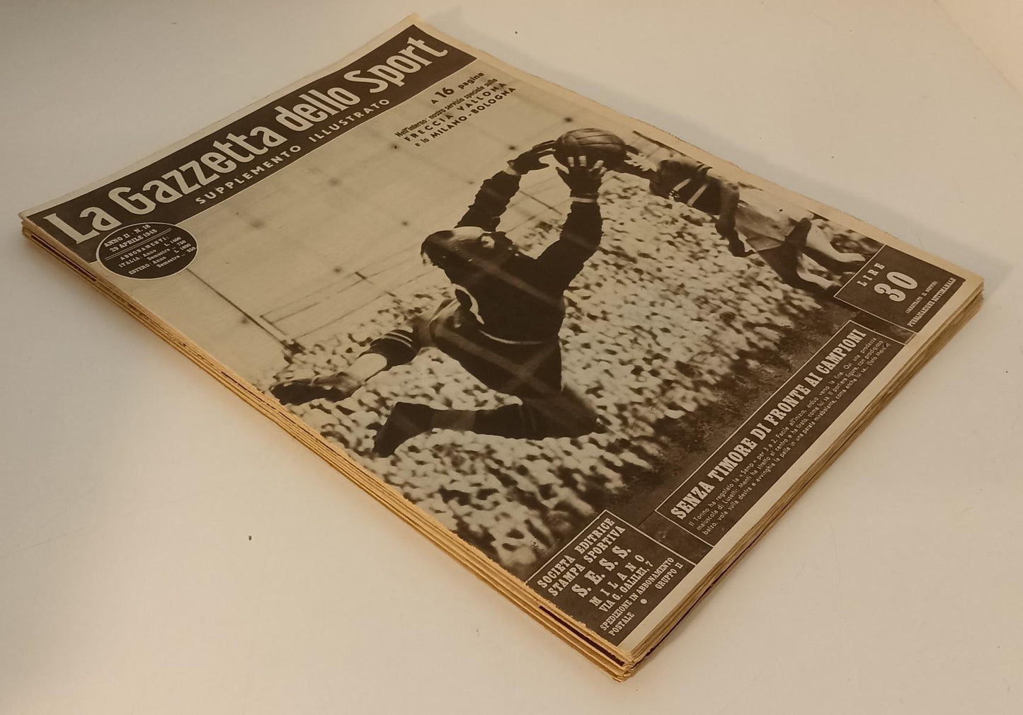 LR- GAZZETTA DELLO SPORT SUPPL. ILLUSTRATO ANNO II 16 NUMERI--- 1948- S- ZDS285