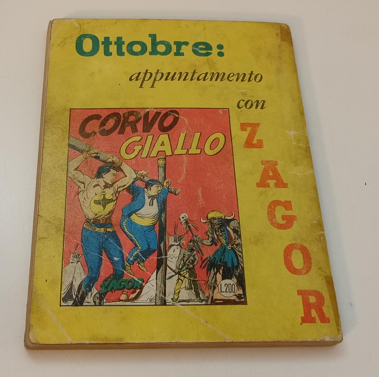 FB- ZAGOR 1a EDIZIONE 2a S. ZENIT GIGANTE N.54 L'ORO DEL FIUME - ARALDO- 1965- B
