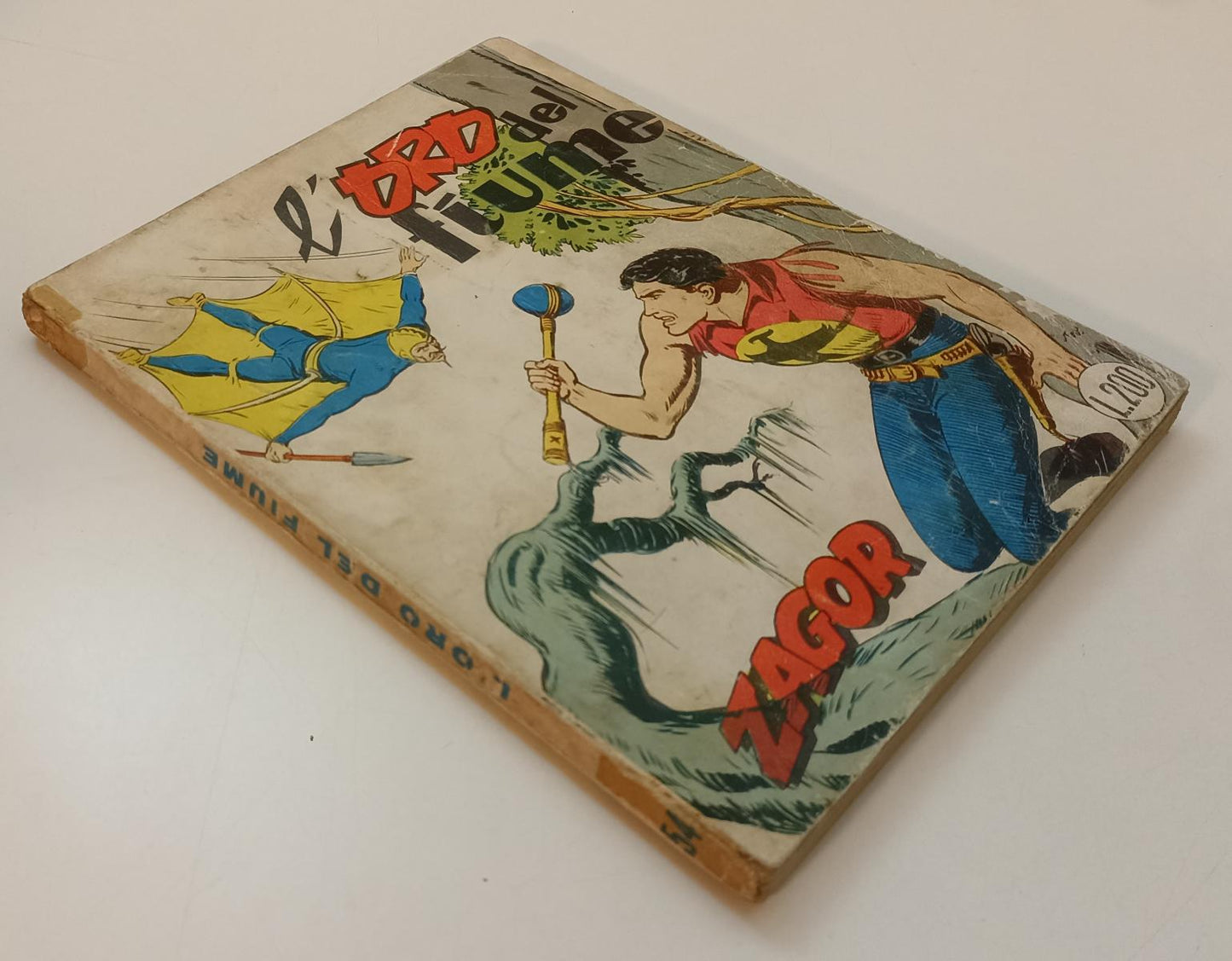 FB- ZAGOR 1a EDIZIONE 2a S. ZENIT GIGANTE N.54 L'ORO DEL FIUME - ARALDO- 1965- B