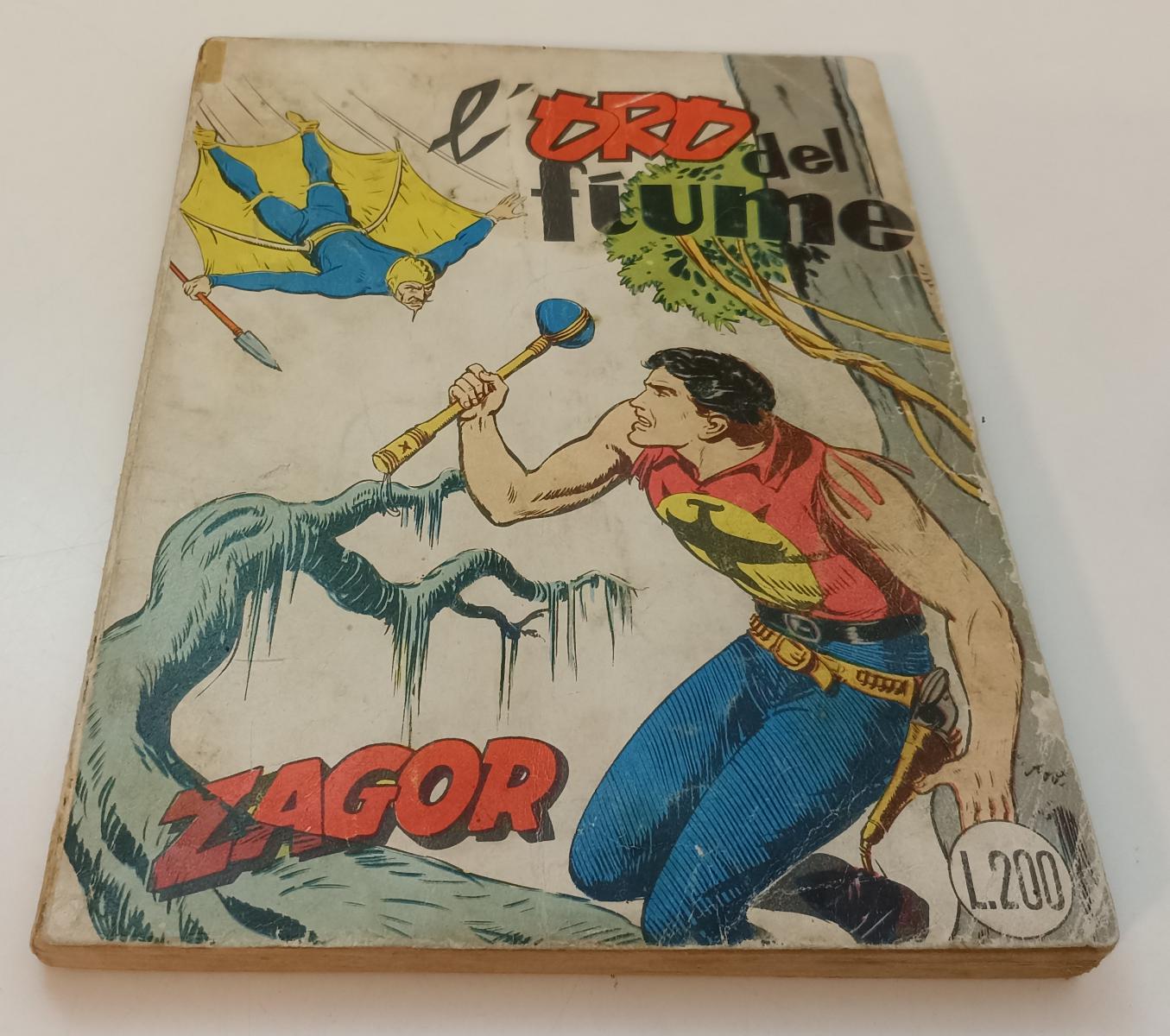 FB- ZAGOR 1a EDIZIONE 2a S. ZENIT GIGANTE N.54 L'ORO DEL FIUME - ARALDO- 1965- B