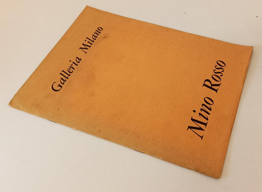 LT- MINO ROSSO GALLERIA MILANO TRENTESIMA MOSTRA 16 NOVEBRE 1967 - XFS164
