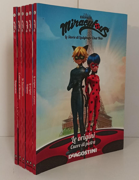 LB- MIRACULOUS 1/6 LE STORIE DI LADYBUG E CHAT NOIR 1/6 -- DeAGOSTINI---- B- RGZ