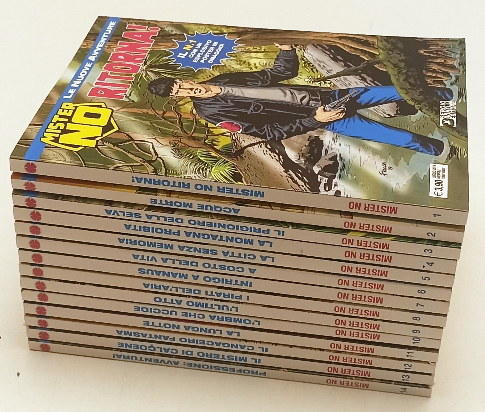 FB- MISTER NO LE NUOVE AVVENTURE 1/14 COMPLETA -- BONELLI - 2019 - B - A25