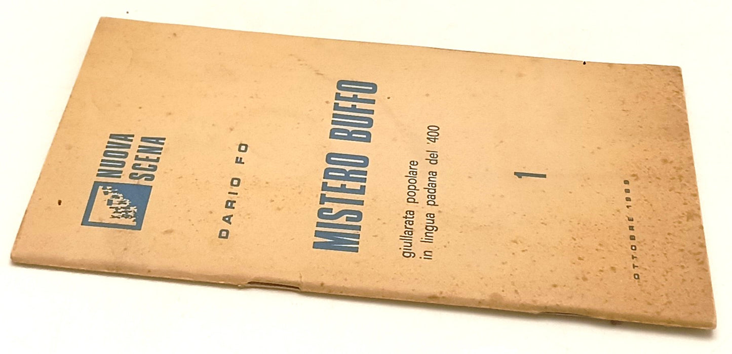 LW- MISTERO BUFFO GIULLARATA POPOLARE - DARIO FO- NUOVA SCENA--- 1969- S- ZFS151