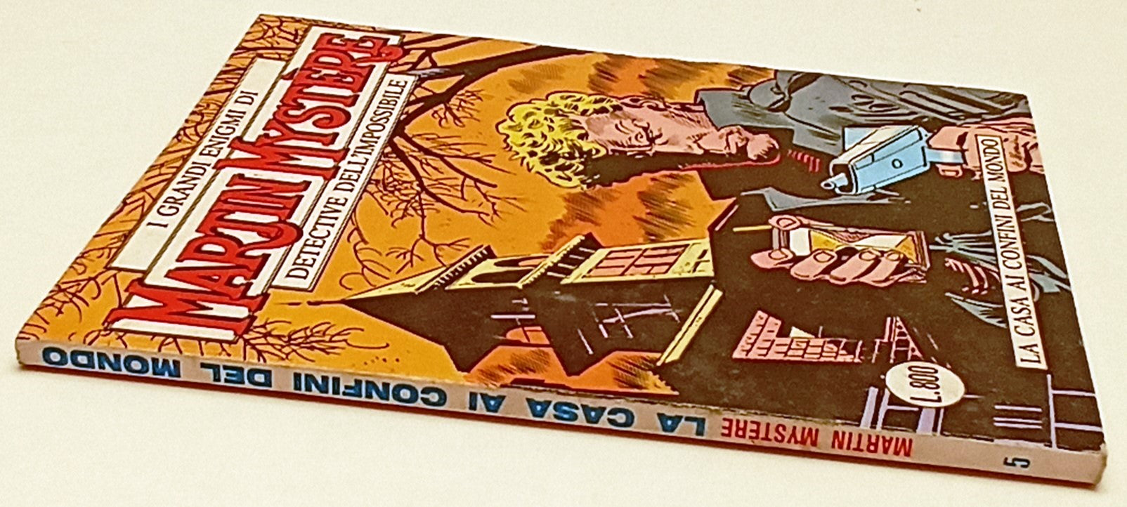 FB- MARTIN MYSTERE N.5 ORIGINALE LA CASA AI CONFINI MONDO-- BONELLI- 1982- B-F25