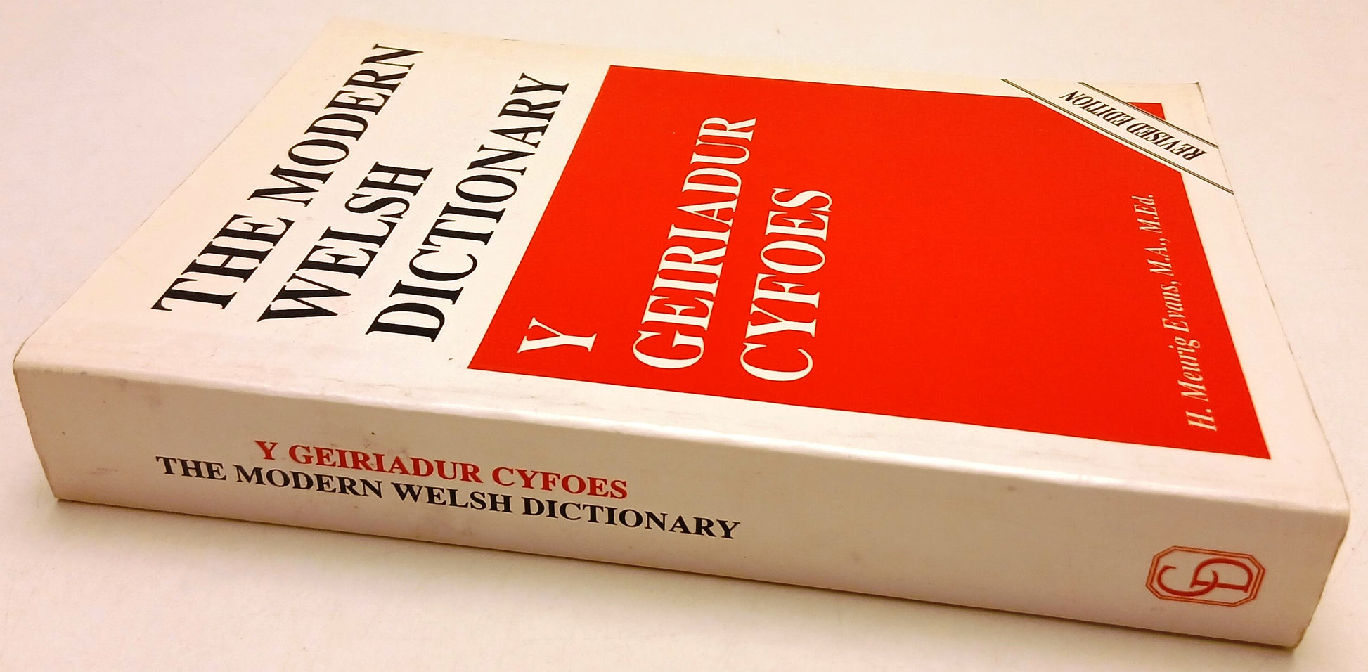 LZ- THE MODERN WELSH DICTIONARY Y GEIRIADUR CYFOES- MEURIG EVANS- 1992- B- ZFS62