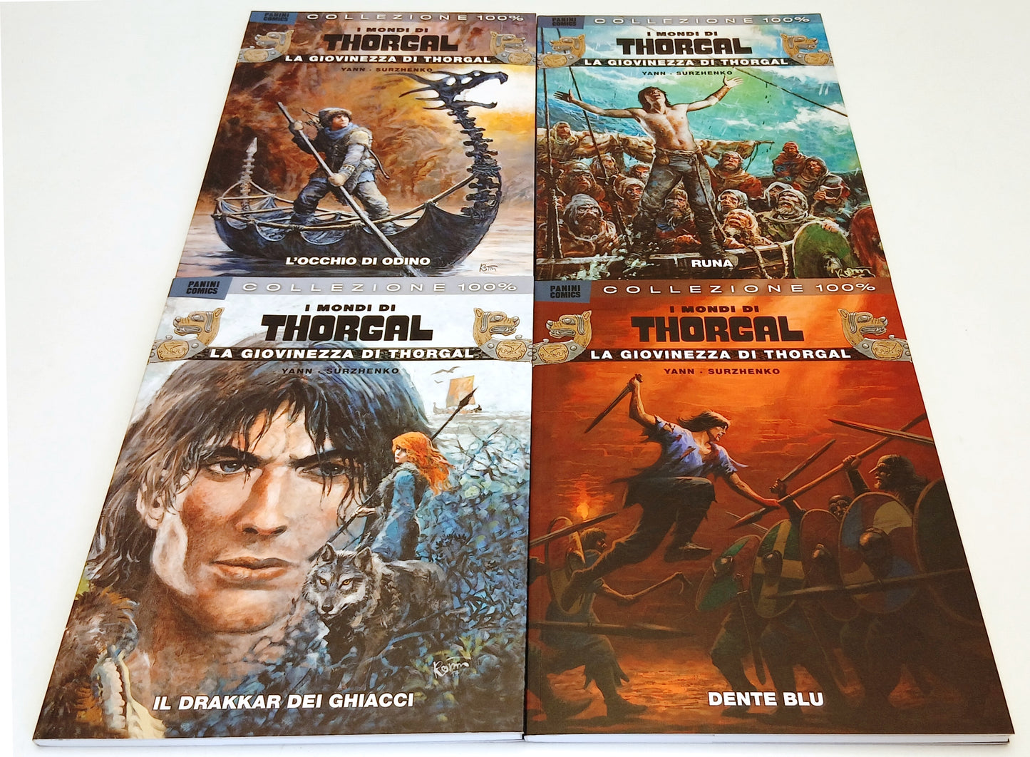 FV- I MONDI DI THORGAL LA GIOVINEZZA 1/4 -- PANINI COLLEZIONE 100% -- B - Z25