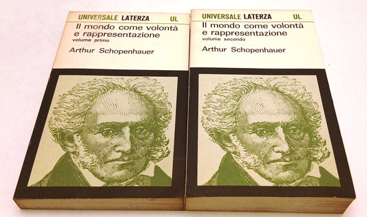LS- IL MONDO COME VOLONTA' E RAPPRESENTAZIONE 1/2- SCHOPENHAUER- LATERZA- UL-XFS