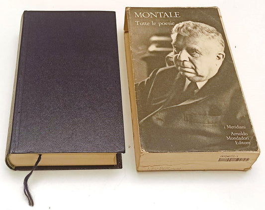 LN- TUTTE LE POESIE- EUGENIO MONTALE- MONDADORI- MERIDIANI- 2a ED.- 1985- C- XFS