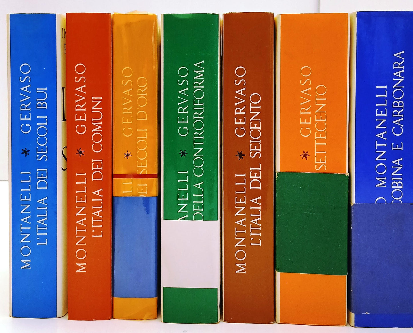 LS- LOTTO STORIA D'ITALIA 13 VOLUMI- MONTANELLI GERVASO CERVI- RIZZOLI-BS-BLCP93