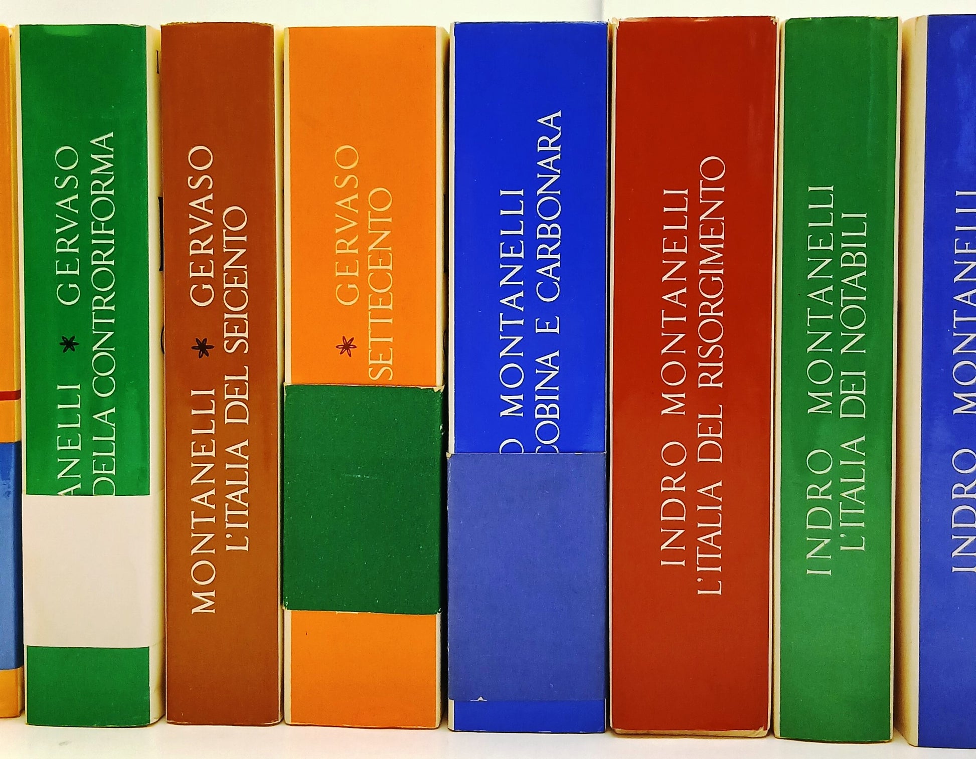 LS- LOTTO STORIA D'ITALIA 13 VOLUMI- MONTANELLI GERVASO CERVI- RIZZOLI-BS-BLCP93