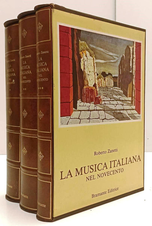 LT- LA MUSICA ITALIANA NEL NOVECENTO 3 VOLUMI- ZANETTI- BRAMANTE--- 1985- C- XFS