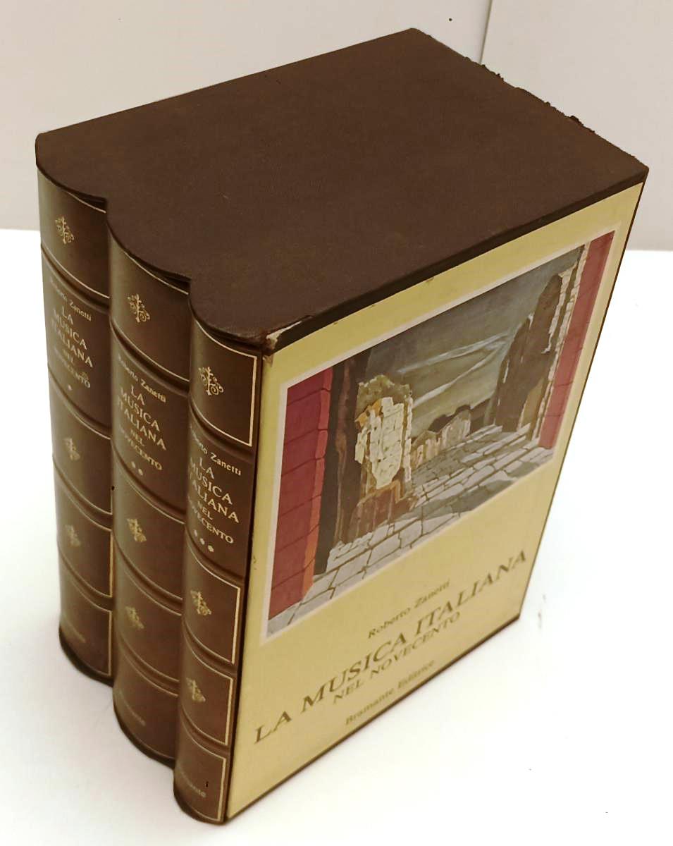 LT- LA MUSICA ITALIANA NEL NOVECENTO 3 VOLUMI- ZANETTI- BRAMANTE--- 1985- C- XFS