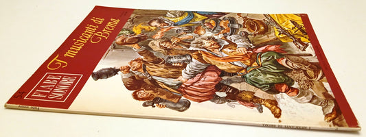 LB- FIABE SONORE N.54 I MUSICANTI DI BREMA + disco 45 giri - FABBRI - RVSa753