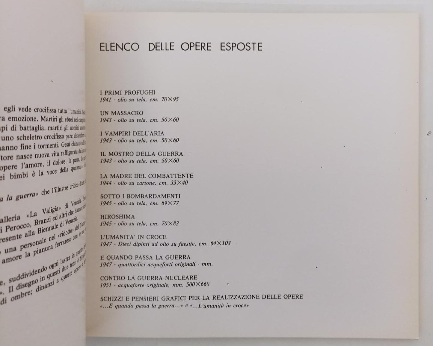 LT- NEMESIO ORSATTI AUTOGRAFO - PINACOTECA CIVICA BAGNACAVALLO - 1978- S- XFS160
