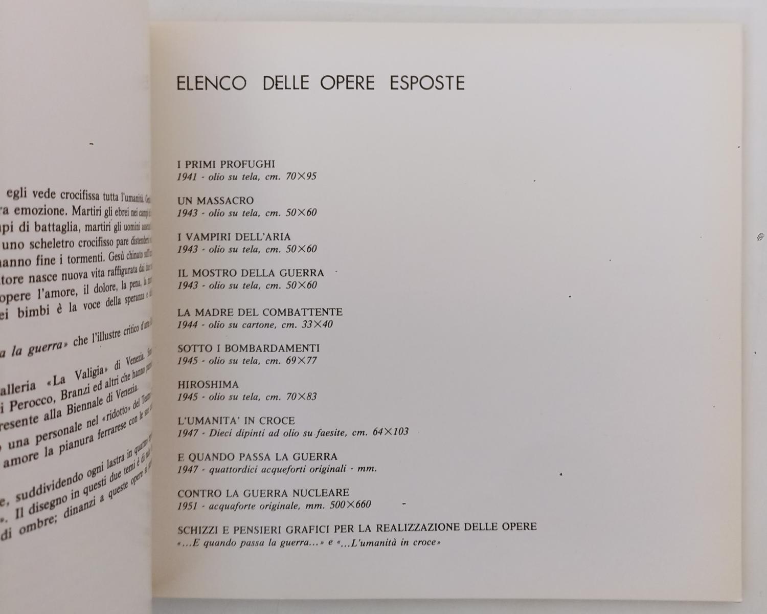 LT- NEMESIO ORSATTI AUTOGRAFO - PINACOTECA CIVICA BAGNACAVALLO - 1978- S- XFS160