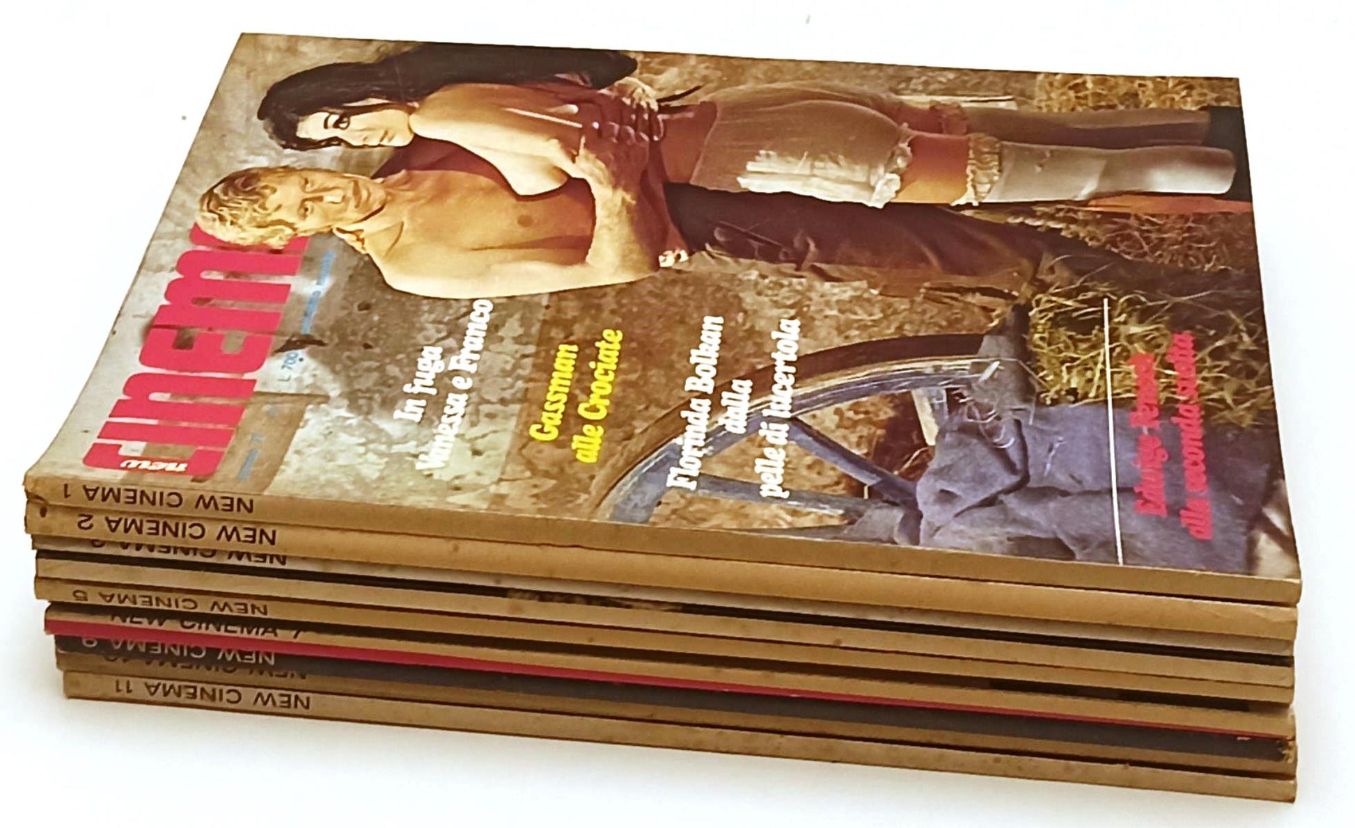 LW- RIVISTA NEW CINEMA 10 NUMERI ANNATA COMPLETA 1971 - INTEREUROPA - YFS719