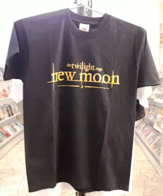 GF- MAGLIETTA T-SHIRT NERA BLACK NEW MOON TWILIGHT SAGA TAGLIA 9/11 ANNI BIMBO