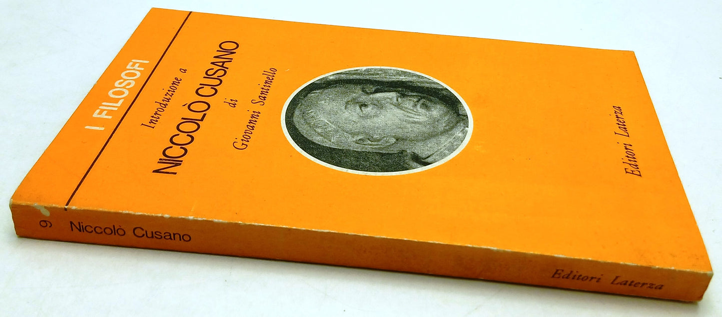 LS- INTRODUZIONE A NICCOLO' CUSANO- SANTINELLO- LATERZA- I FILOSOFI- 1971- B-XFS
