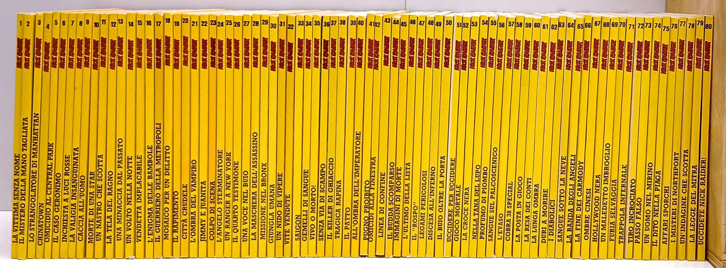 FB- NICK RAIDER 1/200 COLLEZIONE COMPLETA OTTIMI -- BONELLI -- B - BLCG31