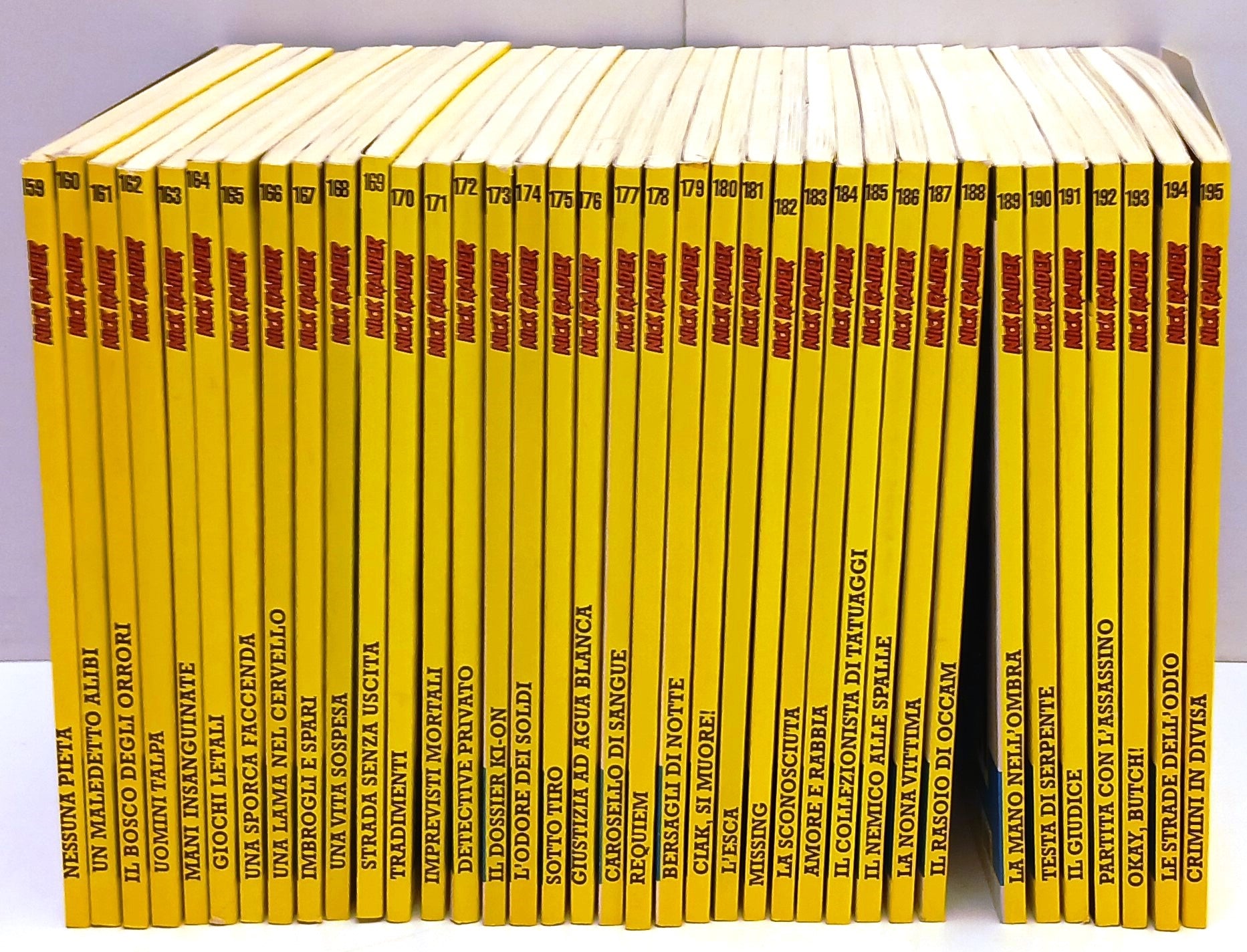 FB- NICK RAIDER 1/200 COLLEZIONE COMPLETA OTTIMI -- BONELLI -- B - BLCG31