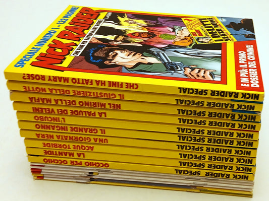 FB- NICK RAIDER SPECIALI 1/10  COMPLETI DI ALBETTO -- BONELLI - 1989 - B - H25