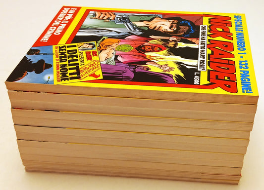 FB- NICK RAIDER SPECIALI 1/10  COMPLETI DI ALBETTO -- BONELLI - 1989 - B - H25