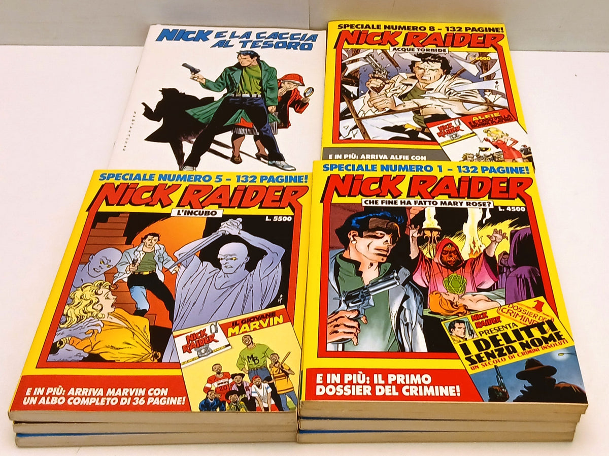 FB- NICK RAIDER SPECIALI 1/10  COMPLETI DI ALBETTO -- BONELLI - 1989 - B - H25