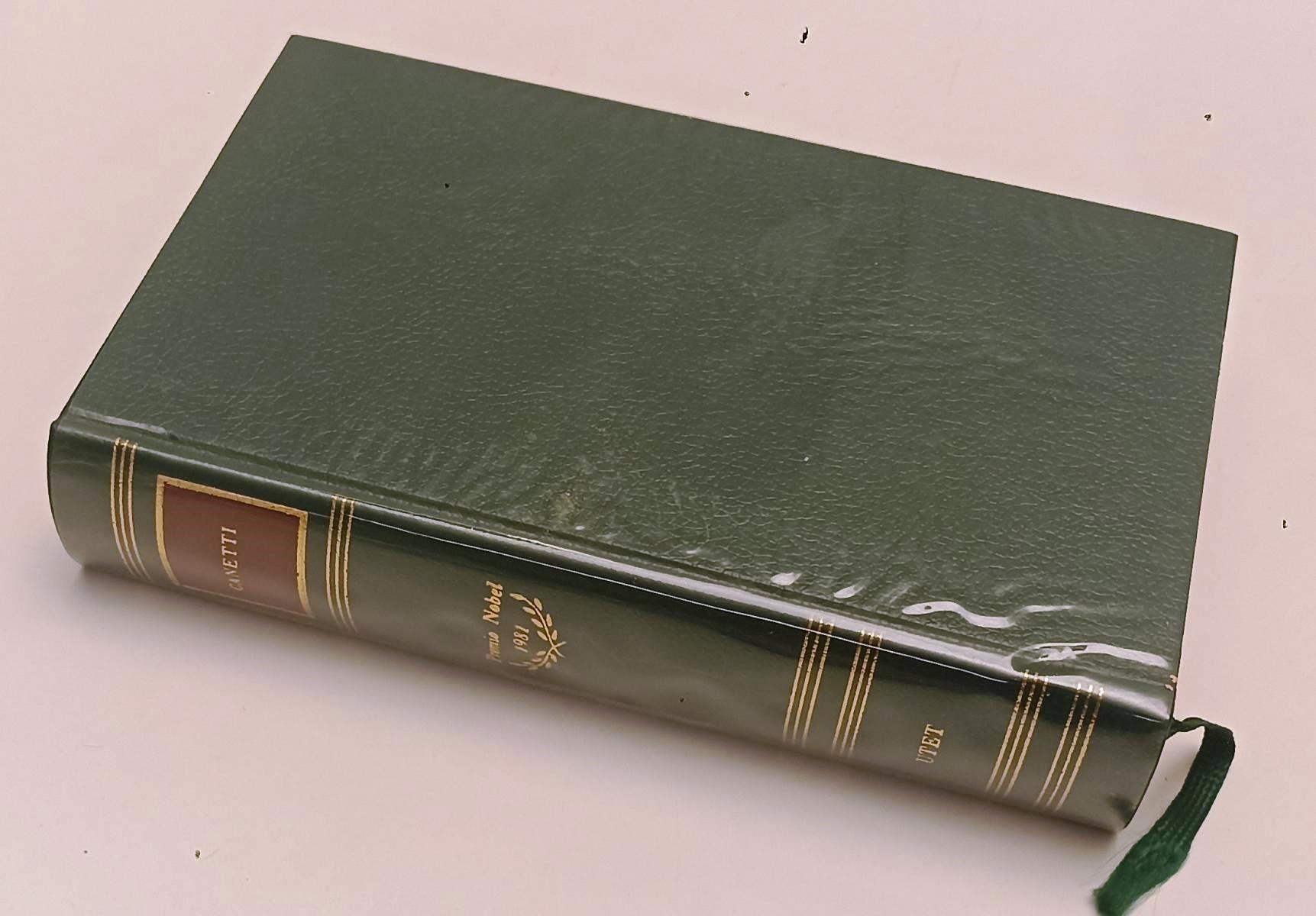 LN- PREMIO NOBEL 1981 CANETTI -- UTET - PREMI NOBEL --- CS - XFS 