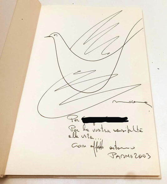 LT- VANGELI DISEGNO DEDICA E FIRMA AUTORE - NOCERA - ART'E' --- 2000- CS- YFS950